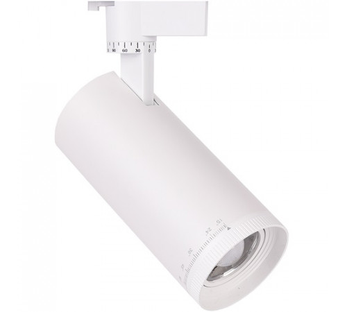 Трековый светодиодный светильник 28W 3000K PTR 0728 ZOOM 28W WH однофазный image